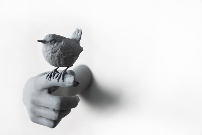 Gesture (bird) by Hans Op de Beeck contemporary artwork