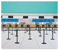 Empty Airport by Brian Alfred contemporary artwork painting