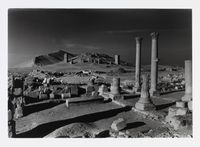 Looking forward to the valley of the tombs which Isis have destroyed by Don McCullin contemporary artwork photography
