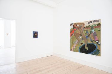Exhibition view: Henry Curchod, Trouble on the Event Horizon, MAMOTH, London (30 March–13 May 2023). Courtesy the artist and MAMOTH.