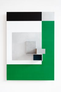 Painting for a White Roughcast Wall by Toby Paterson contemporary artwork painting