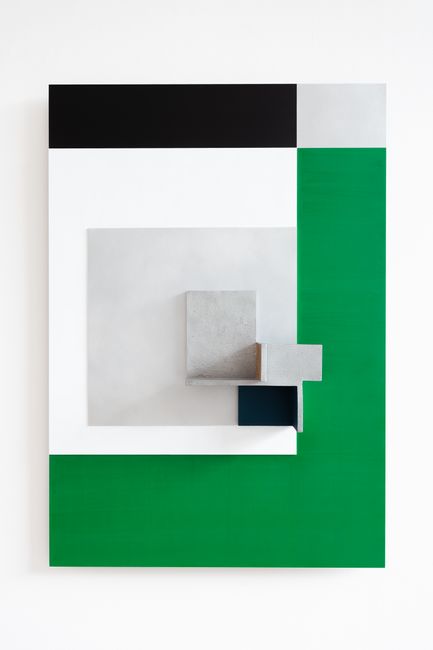 Painting for a White Roughcast Wall by Toby Paterson contemporary artwork