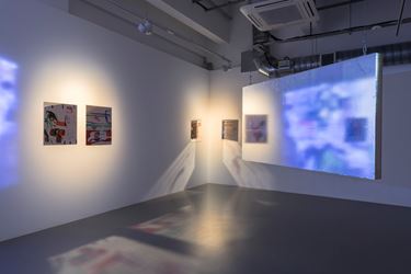 Exhibition view: Keren Cytter, Killing Time Machine, Pilar Corrias, London (22 June–4 August 2018). Courtesy the artist and Pilar Corrias. Photo: Damian Griffiths.