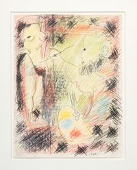 Le peintre et son modèle by Pablo Picasso contemporary artwork print