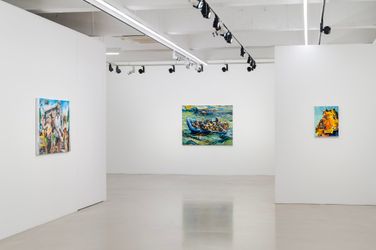 Exhibition view: Group exhibition, The Flexible Boundaries, Gallery Baton, Seoul (12 January–12 February 2022). Courtesy Gallery Baton.