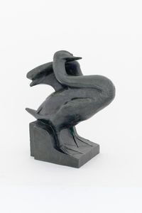 Cygne by Charles Delhommeau contemporary artwork sculpture
