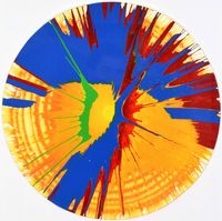 Spin by Damien Hirst contemporary artwork painting, works on paper