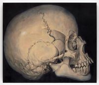 Skull by René Wirths contemporary artwork painting