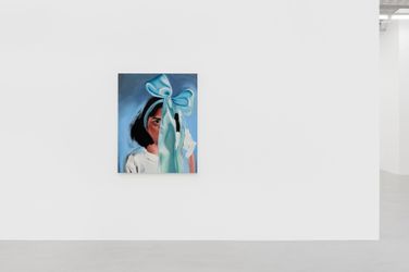 Exhibition view: Amanda Wall, Butterflies, Almine Rech, Brussels (9 December 2021–15 January 2022). Courtesy the Artist and Almine Rech. Photo: Huggard & Vanoverschelde Photography. 
