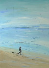 하늘과 바다와 모래와 사람 by Heo Chanmi contemporary artwork painting