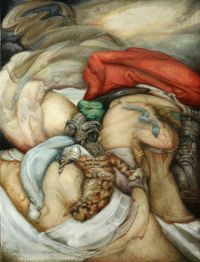 Opposites Bind by Cesar Santos contemporary artwork painting