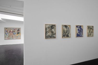 Exhibition View: Matthew Stone, The Dance Paintings, Jarilager Gallery, Cologne (9 June–28 July 2024). Courtesy Jarilager, Cologne/London/Seoul