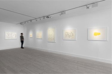 Exhibition view: Harold Cohen, Refactoring (1966-74), Gazelli Art House, London (8 March–11 May 2024).  Courtesy Gazelli Art House, London.