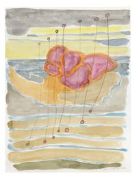 Ledsagare och havet by Carin Ellberg contemporary artwork works on paper