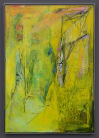 Yellow Cut (Landscape) by Andro Wekua contemporary artwork painting, works on paper, sculpture, drawing