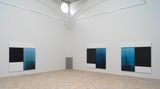 Contemporary art exhibition, Callum Innes, Byzantine Blue, Delft Blue, Paris Blue at Ingleby, Edinburgh, United Kingdom