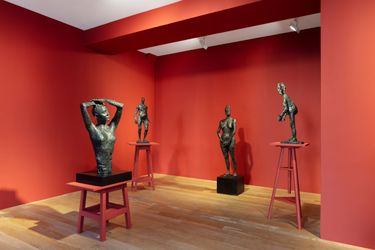 Exhibition view: Germaine Richier, Germaine Richier, Sculptor of Metamorphosis, Perrotin, Paris (8 September–5 October 2023). © RICHIER/ADAGP, Paris, 2023. Courtesy Galerie de la Beraudière. Photo: Tanguy Beurdeley. 