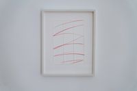 Schraffen by Katharina Hinsberg contemporary artwork works on paper, drawing
