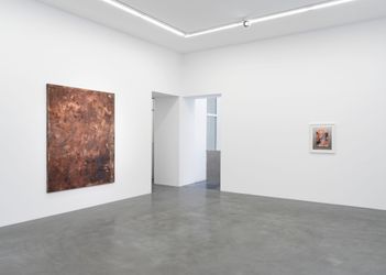 Exhibition view: John Henderson, Two Sculptures, Three Paintings,and a Photograph, Perrotin, Paris (2–23 September 2023). Courtesy the artist and Perrotin. Photo: Claire Dorn.