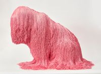 Pink Panther by Troy Emery contemporary artwork sculpture