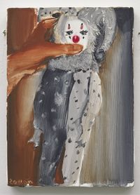 小丑 | Clown by Han Jiaquan contemporary artwork painting, works on paper