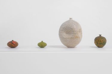 Exhibition view: Doyle Lane, Weed Pots, David Kordansky Gallery, New York (23 June–4 August 2023). Courtesy David Kordansky Gallery.