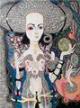 for the feeling by Del Kathryn Barton contemporary artwork 3