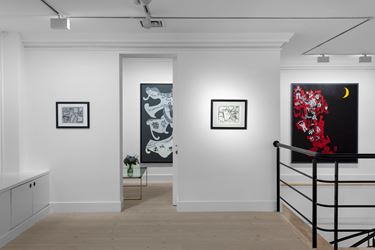 Exhibition view: Derek Boshier, Night and Snow / Fragments: Contemporary Still Life, Gazelli Art House, London (4 October–10 November 2019). Courtesy Gazelli Art House. 