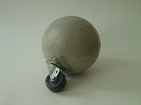 Ball with Wheels by Ahn Kyuchul contemporary artwork sculpture