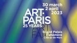 Contemporary art art fair, Art Paris 2023 at Praz-Delavallade, Paris, France