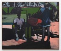For the Greater Good: White Ground by Reggie Burrows Hodges contemporary artwork painting, works on paper, drawing
