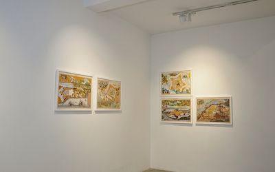 Contemporary art exhibition, Pala Pothupitiye, UNTIL THE MOMENT at Exhibit 320, New Delhi, India