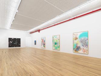 Exhibition view: Oliver Lee Jackson, Solo Exhibition, Andrew Kreps Gallery, 22 Cortlandt Alley, New York (25 March–7 May 2022). Courtesy the Artist and Andrew Kreps Gallery, New York. Photo: Dan Bradica.