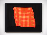 Orange blanket by Greta Anderson contemporary artwork print