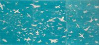 Aerei (Airplanes) by Alighiero Boetti contemporary artwork painting, works on paper, drawing