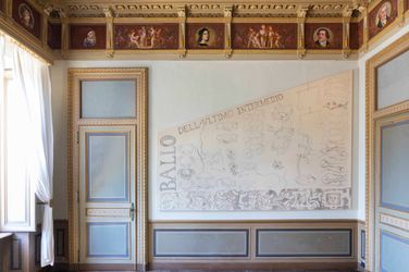 Exhibition view: Matthew Lutz-Kinoy, Grand Entrance, Mendes Wood DM at Villa Era, Vigliano Biellese, Italy (31 May–17 July 2021). Courtesy Mendes Wood DM. Photo: Nicola Gnesi.
