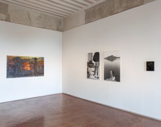Exhibition view: On Earth We're Briefly Gorgeous, Jhaveri Contemporary, Mumbai (11 March–29 May 2021). Courtesy Jhaveri Contemporary. Photo: Mohammed Chiba.