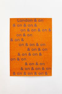 London & on & on by Jeremy Deller contemporary artwork works on paper
