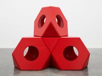 Octetra (five-element pyramid) by Isamu Noguchi contemporary artwork sculpture