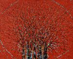 Red Forest by Professor Ablade Glover contemporary artwork 1
