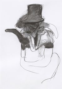 Study for Mr Turner by Adrian Ghenie contemporary artwork works on paper, drawing