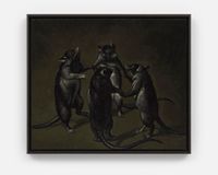 The Dance of Rats (After Ferdinand van Kessel) by Victor Man contemporary artwork painting