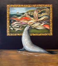 Seal of Approval by Joanna Braithwaite contemporary artwork painting