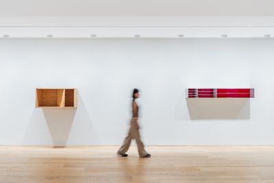 Exhibition view: Donald Judd, Thaddaeus Ropac Seoul Fort Hill (4 September–20 October 2023). © Donald Judd Art, Judd Foundation/Artists Rights Society (ARS), New York.