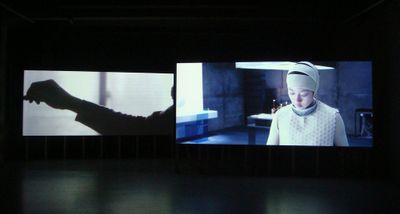 Moon Kyungwon & Jeon Joonho, El Fin del Mundo (2012). 2 channel HD film, 13:35 minutes. Exhibition view: dOCUMENTA 13, Kassel (9 June–16 September 2012).
