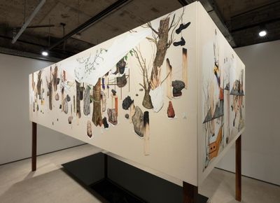Exhibition view: Lee Jinju, Confined Composition Part 2, ARARIO Museum Jeju Tapdong Cinema (31 August 2023–7 July 2024).
