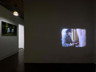 Exhibition view: Group Exhibition, Pleasure of Fugue, 55ooofff, Seoul (17 August–15 September 2024).