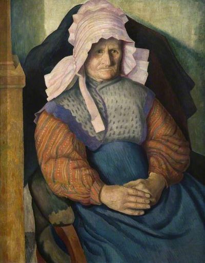 Dora Carrington, Mrs Box (1919). Oil on canvas.