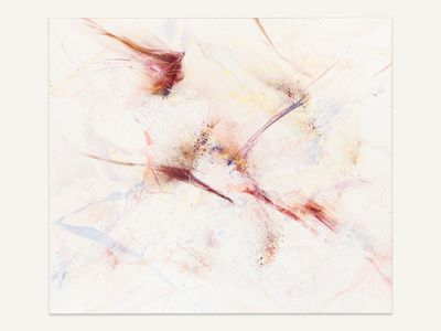 Thilo Heinzmann, O.T. (2024). Oil, pigment, and glass on canvas. 271 x 315.5 x 5 cm. © Thilo Heinzmann / ADAGP, Paris 2024.