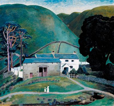 Dora Carrington, Farm at Watendlath (1921). Oil on canvas.